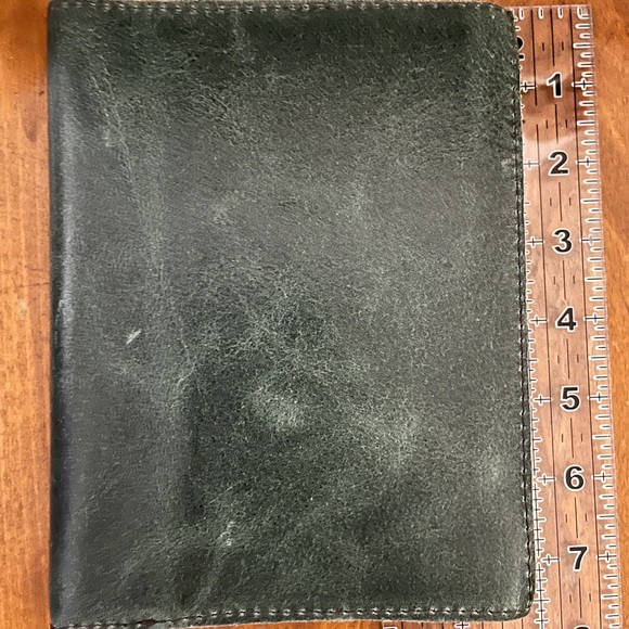 Blyth Leonard Handmade Dark Green Leather Cover - Picture 1 of 4